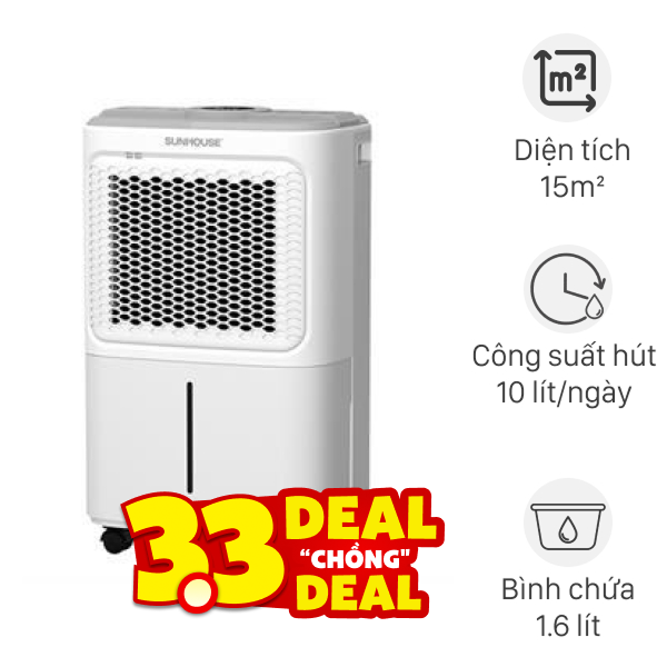 Máy hút ẩm Sunhouse SHD-DHB1001 220W