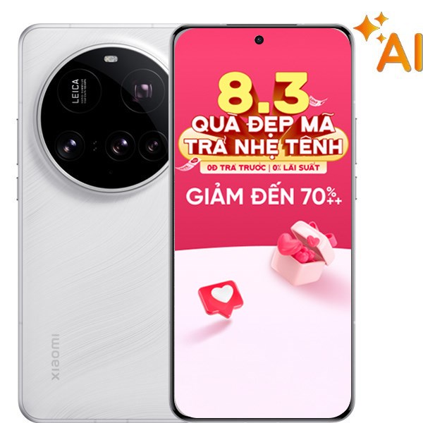Điện thoại Xiaomi 15 Ultra 5G 16GB/512GB Trắng