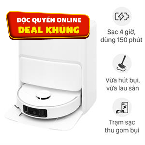 Robot hút bụi lau nhà Mova P50 Ultra