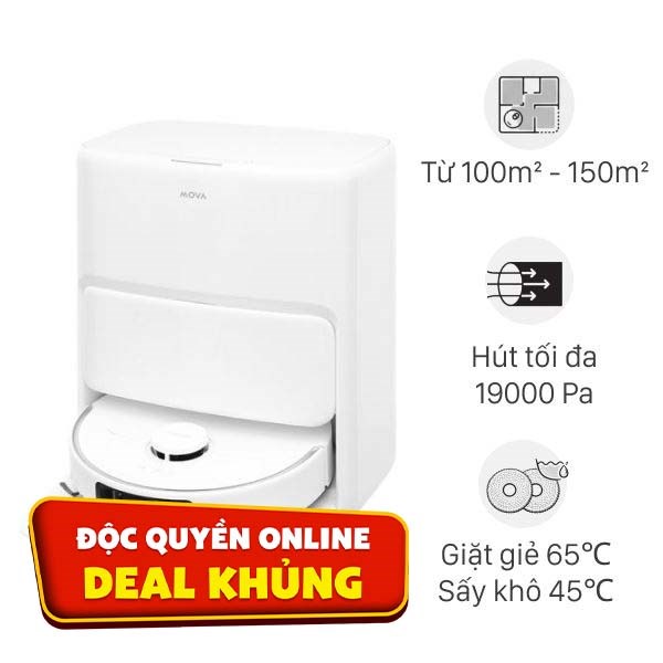 Robot hút bụi lau nhà Mova P50 Ultra