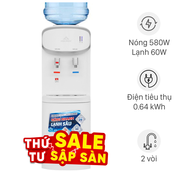 Cây nước nóng lạnh Hòa Phát HTL236 640W