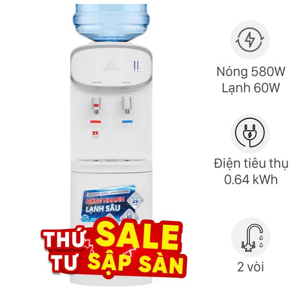Cây nước nóng lạnh Hòa Phát HTL236 640W
