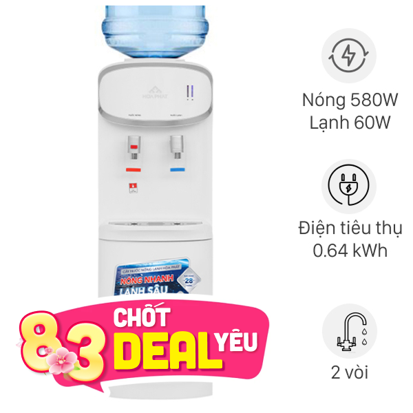 Cây nước nóng lạnh Hòa Phát HTL236 640W