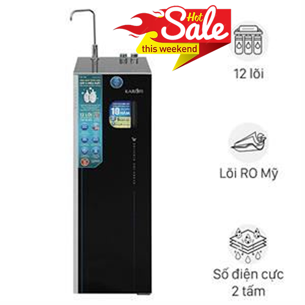 Máy lọc nước RO Hydrogen ion kiềm Karofi KAE-S66