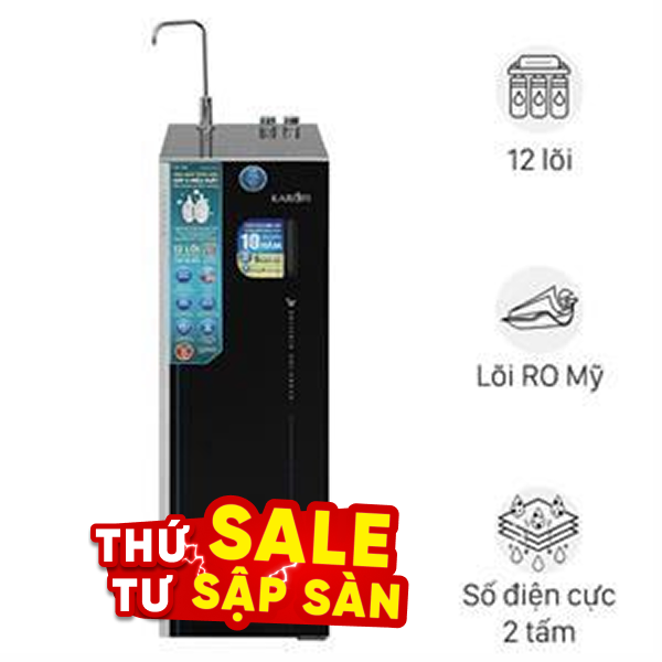 Máy lọc nước RO Hydrogen ion kiềm Karofi KAE-S66