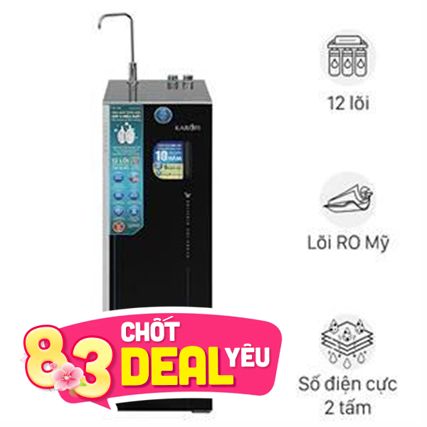 Máy lọc nước RO Hydrogen ion kiềm Karofi KAE-S66