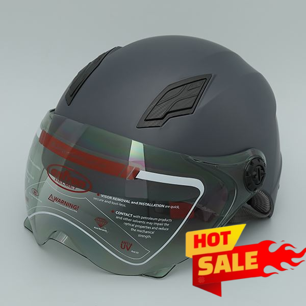 Mũ 1/2 size XL Delites ATN12K xám