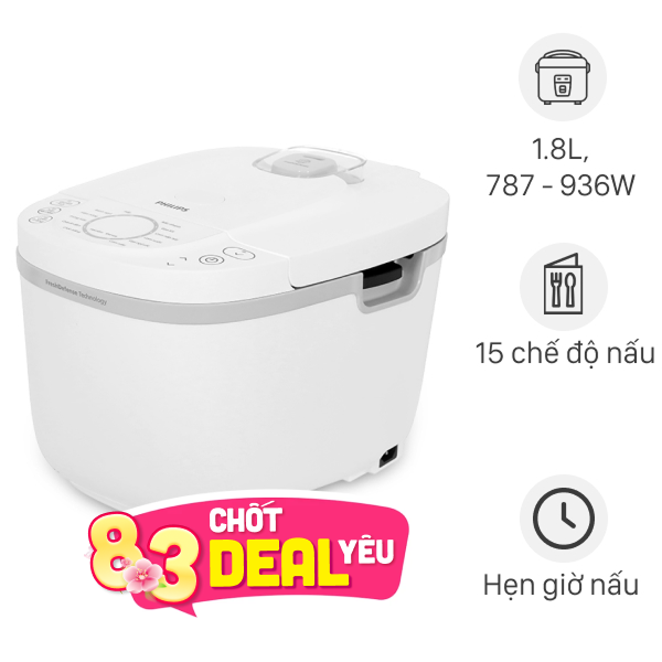 Nồi cơm điện tử Philips 1.8 lít HD4717/30