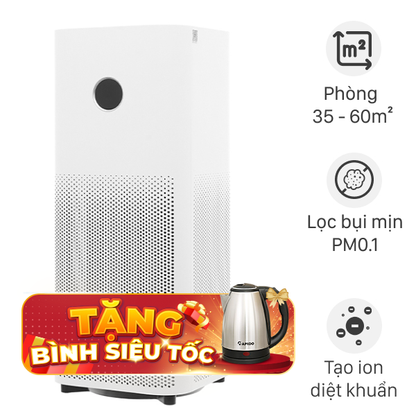 Máy lọc không khí Xiaomi Smart Air Purifier 4 Pro (BHR5056EU) 50W