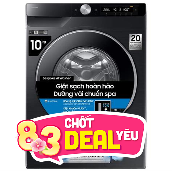 Samsung Inverter 10 Kg WW10DG6U34LBSV