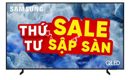 Smart Tivi QLED Samsung AI 4K 55 inch QA55Q8FA