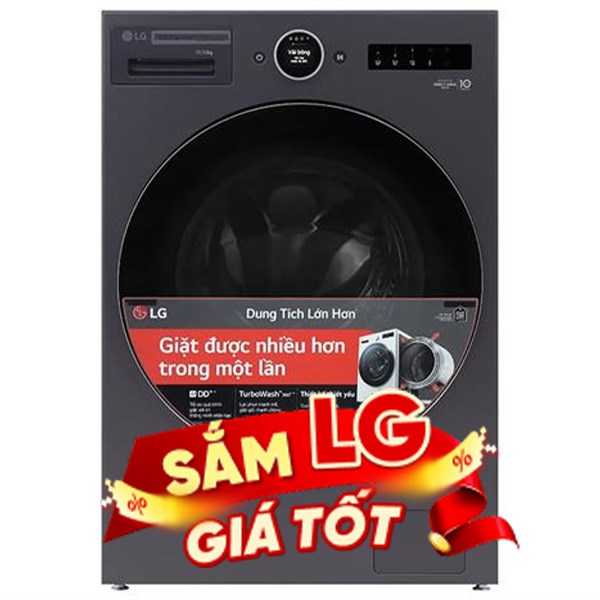 LG Inverter Giặt 17 Kg - Sấy 10 Kg F2517RNTG