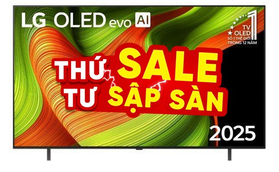 Smart Tivi OLED LG AI 4K 77 inch OLED77B5PSA