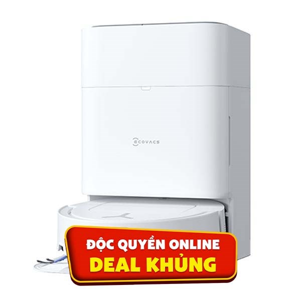 Robot hút bụi lau nhà Ecovacs Deebot T80 OMNI - Trắng