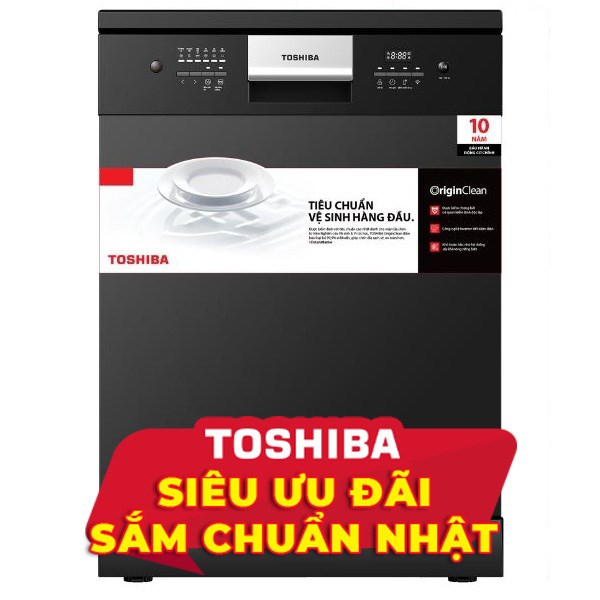 Máy rửa chén độc lập Toshiba DW-15F9(B)-VN