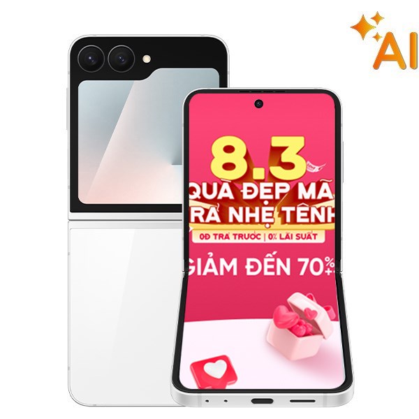 Điện thoại Samsung Galaxy Z Flip7 FE 5G 8GB/128GB