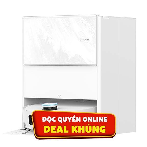 Robot hút bụi lau nhà Dreame Aqua 10 Pro Track - Trắng