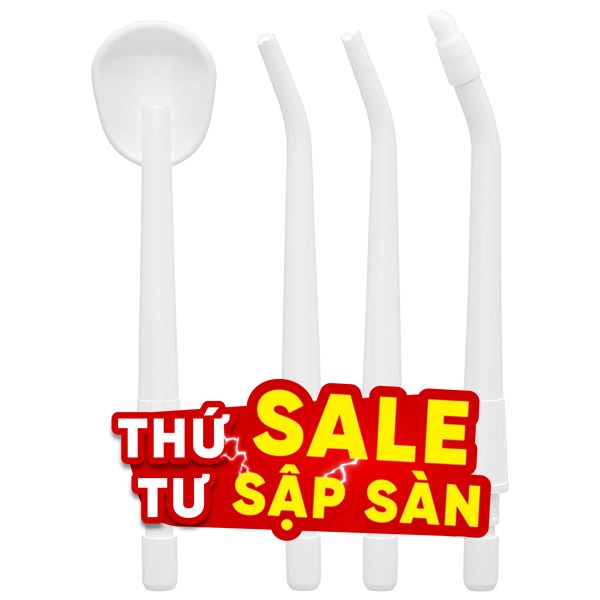 Bộ 4 đầu tăm nước Lock&Lock ENR146WHT_RB