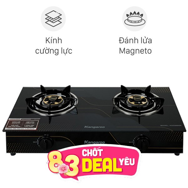 Bếp ga đôi Kangaroo KGGS69G6