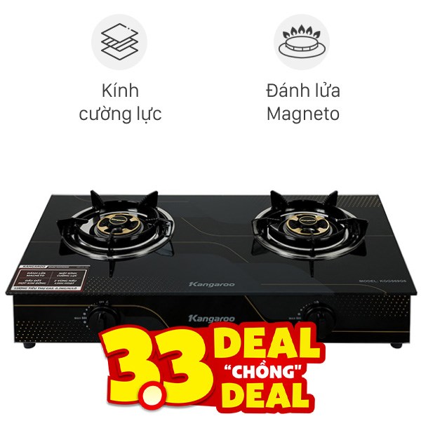 Bếp ga đôi Kangaroo KGGS69G6