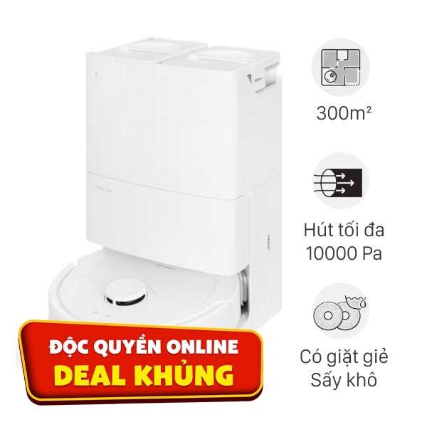 Robot hút bụi lau nhà Roborock QR 798 - Trắng