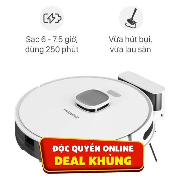 Robot hút bụi lau nhà Hitachi RV-X20P