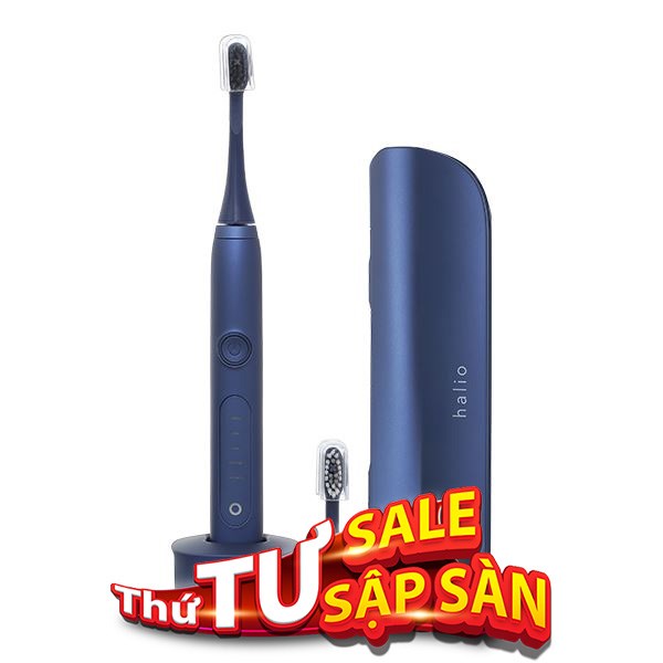 Bàn chải điện Halio Sonic Whitening Pro Midnight Blue