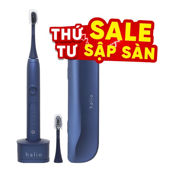 Bàn chải điện Halio Sonic Whitening Pro Midnight Blue