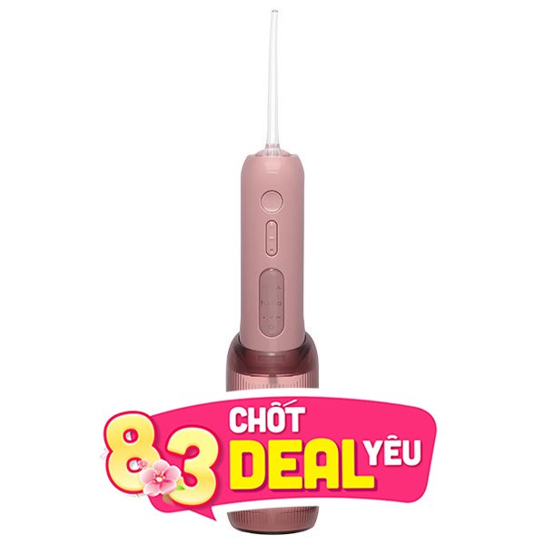 Máy tăm nước Halio UltraClean Express Hydro Floss Muted Rose