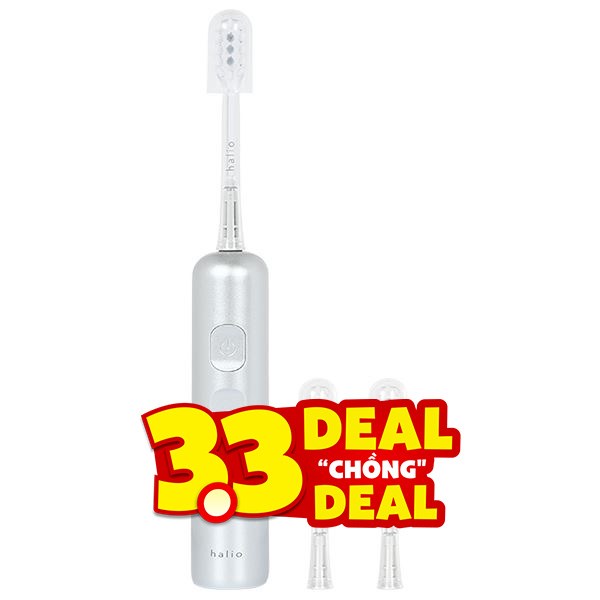 Bàn chải điện Halio Wave Sonic Silver Frost