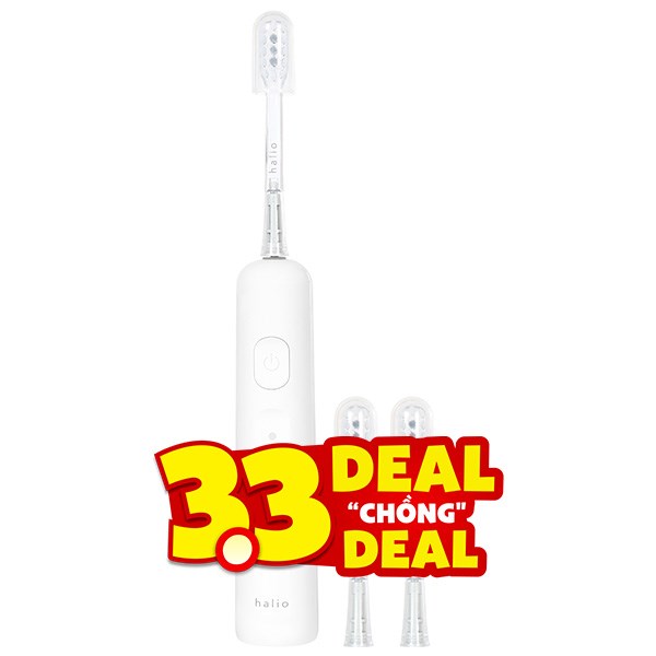 Bàn chải điện Halio Wave Sonic Cloud White