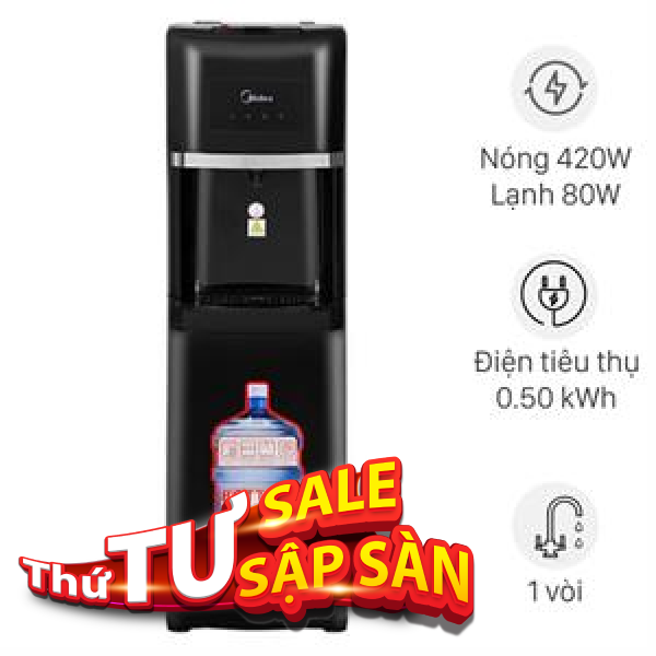 Cây nước nóng lạnh Midea YD1135AS-B 500W