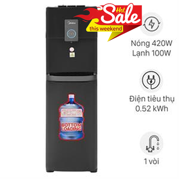 Cây nước nóng lạnh Midea YL2036S-B 520W