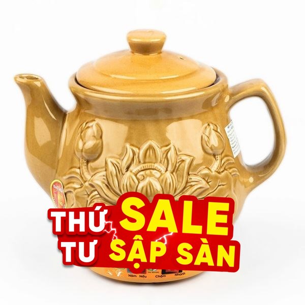 Siêu sắc thuốc điện Seika 3.2 lít SKS 328 Vàng