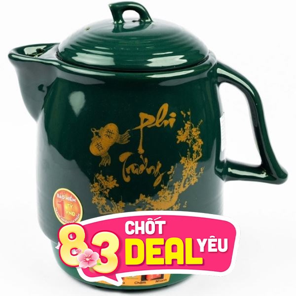 Siêu sắc thuốc điện Seika 3.3 lít SKS 375 Xanh