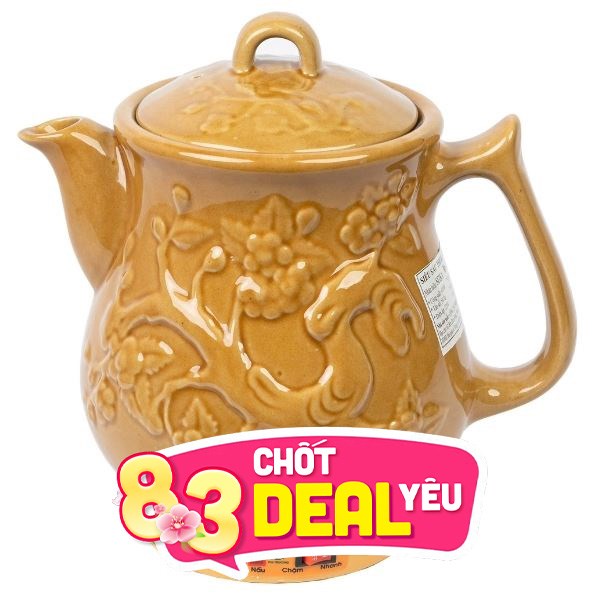 Siêu sắc thuốc điện Seika 4.5 lít SKS 455 Vàng