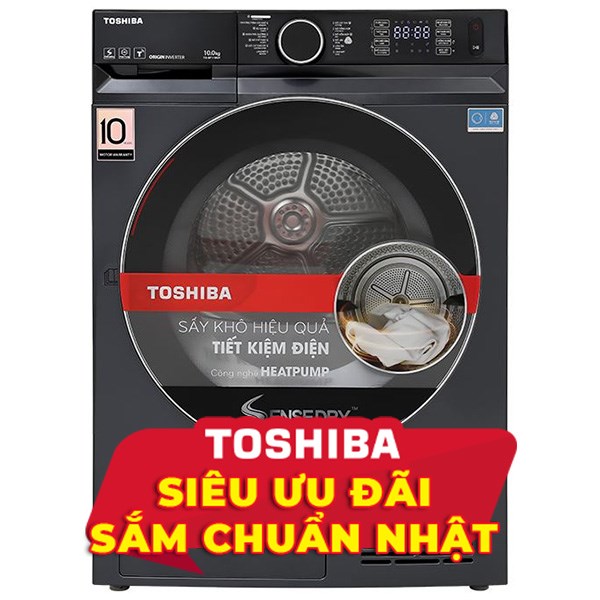 Máy sấy bơm nhiệt Toshiba 8 Kg TD-T21B90HWV(MG)