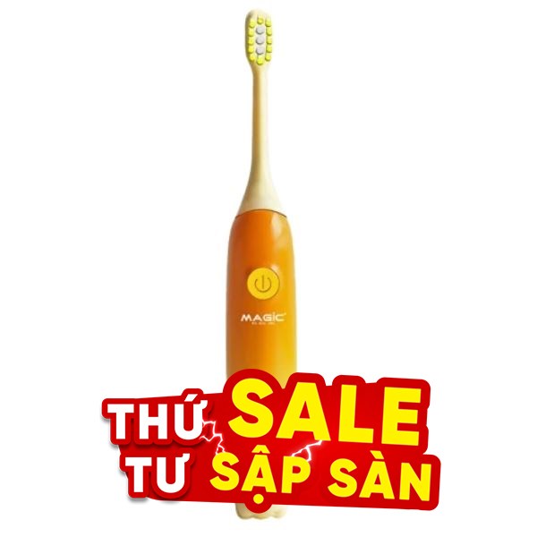 Bàn chải điện trẻ em Magic Kid-02 - Cam