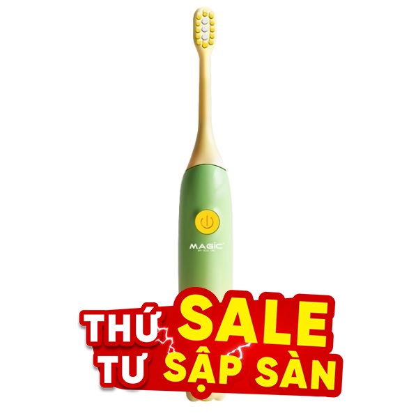 Bàn chải điện trẻ em Magic Kid-02 - Xanh