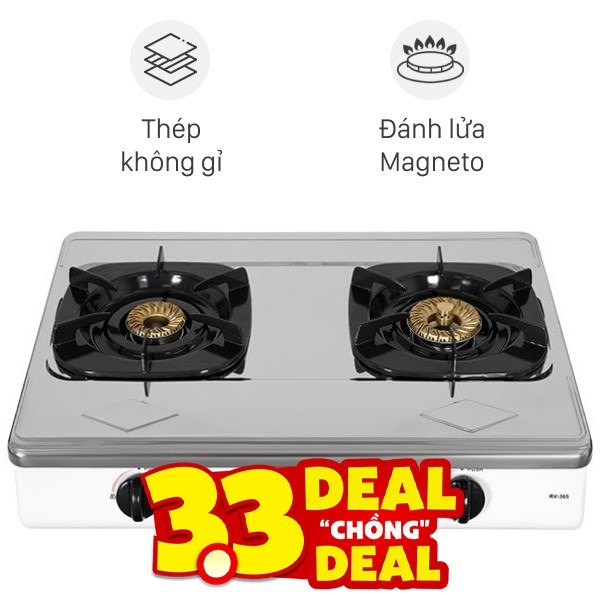 Bếp gas đôi Rinnai RV-365(SW)N