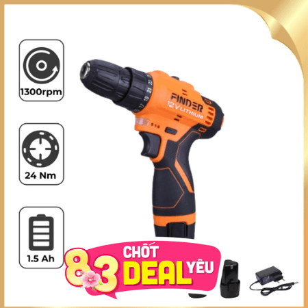 Máy khoan pin Finder FD10041222 12V