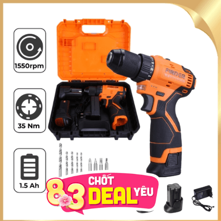 Máy khoan pin Finder FD10181621 16.8V