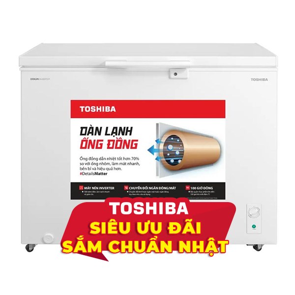 Tủ đông Toshiba Inverter 293 lít GR-RC390CM-PMV(01)
