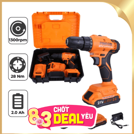 Máy khoan pin Finder FD10042121 21V