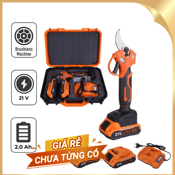 Máy tỉa cây dùng pin Finder 21V FD10362126