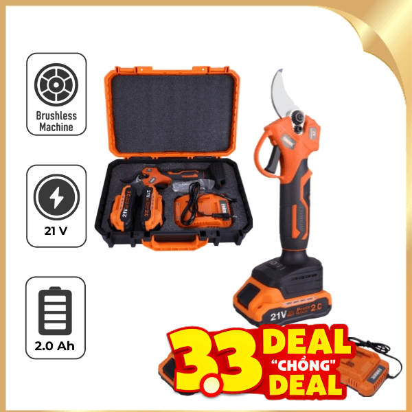 Máy tỉa cây dùng pin Finder 21V FD10362126