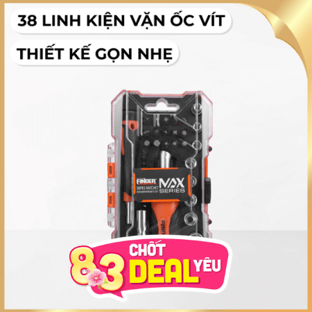 Bộ vặn vít 38 món Finder 193235