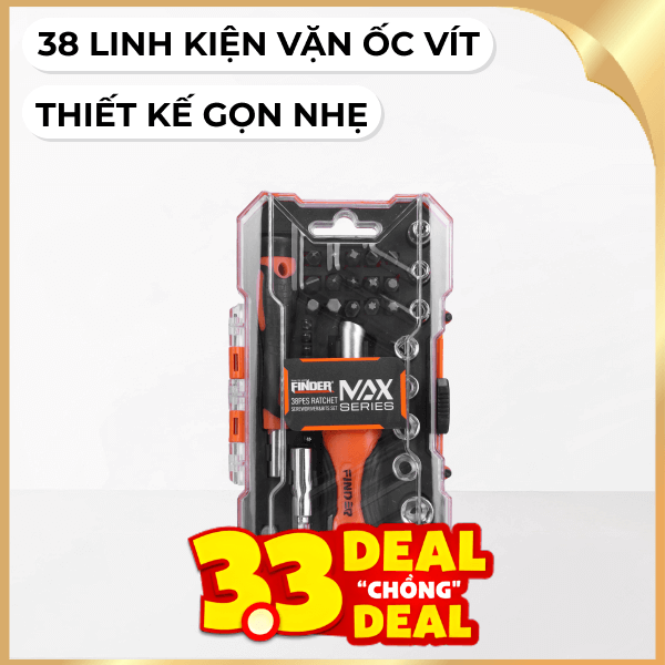 Bộ vặn vít 38 món Finder 193235
