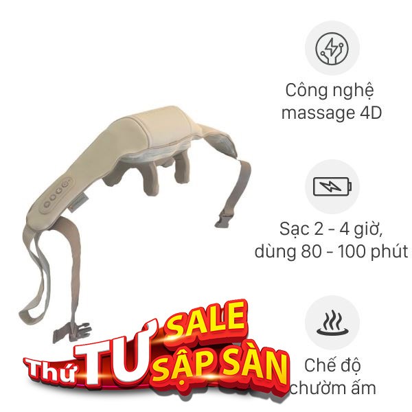 Máy massage cổ vai gáy Poongsan N18-BR