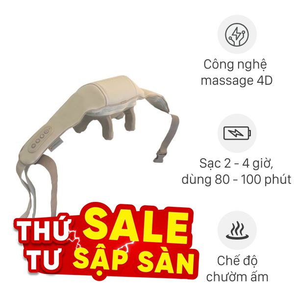 Máy massage cổ vai gáy Poongsan N18-BR
